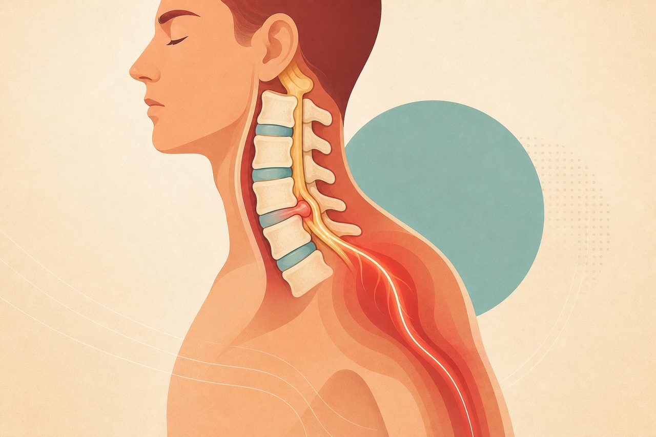 دیسک گردن: علائم، علل، تشخیص و درمان کامل