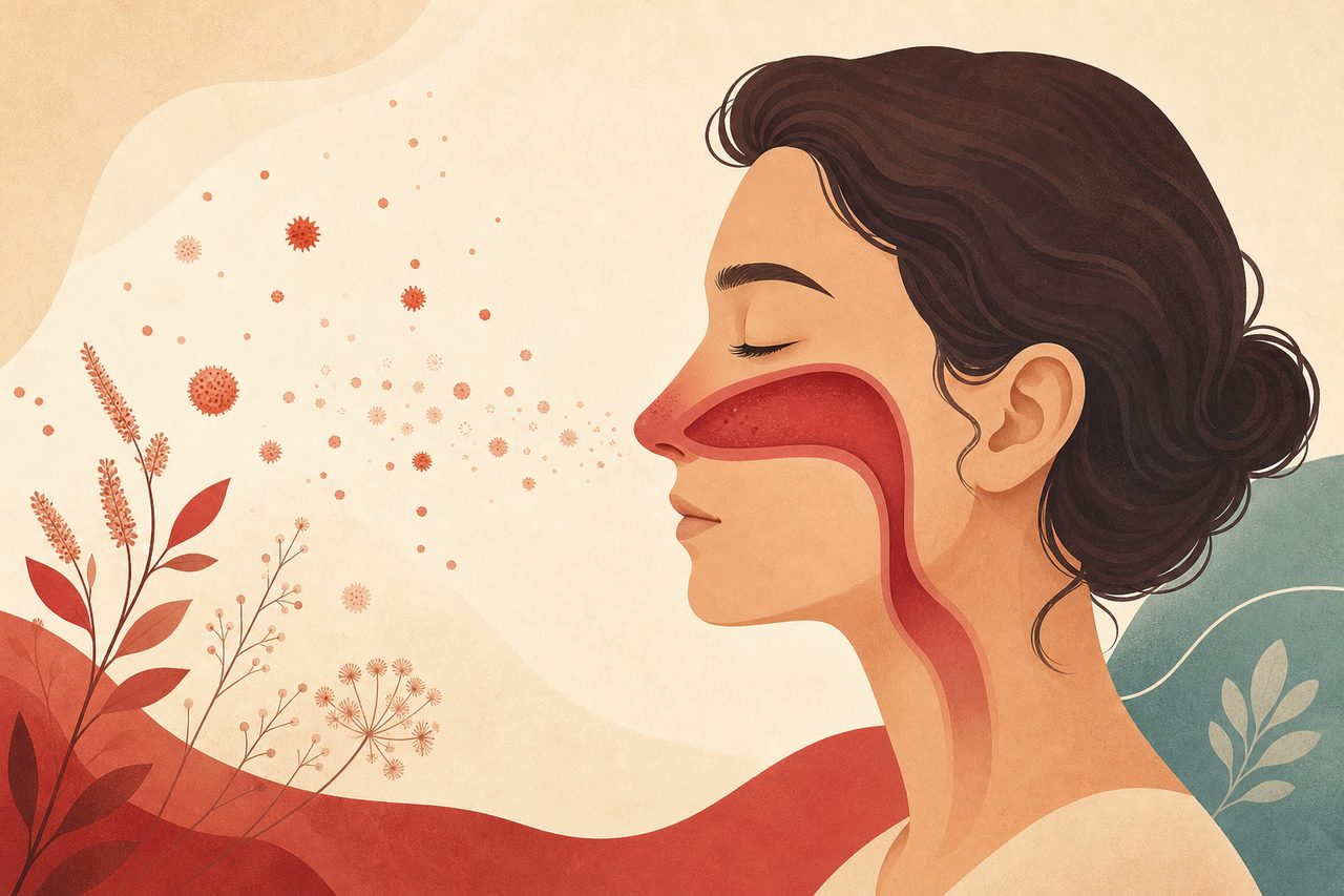 رینیت آلرژیک: علائم، علل و راههای کنترل التهاب مخاط بینی